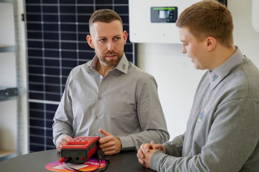 Beratungsgespr&auml;ch bei Energietechnik Broll